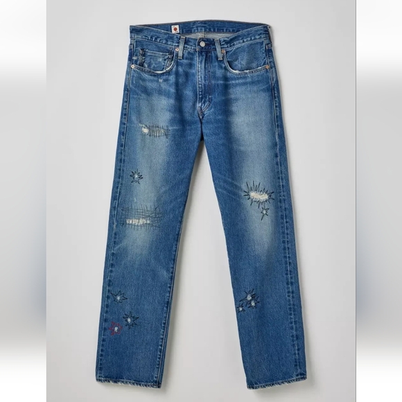 Levi's made in japan jeans 505 size 36x 32 - Picture 3 of 3